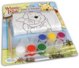 Okładka książki Kubuś Puchatek koszulka do kolorowania 3-4 lata