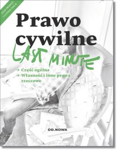 Okładka książki Last minute Prawo cywilne Część 1