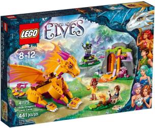 Okładka książki Lego Elves Jaskinia Smoka Ognia