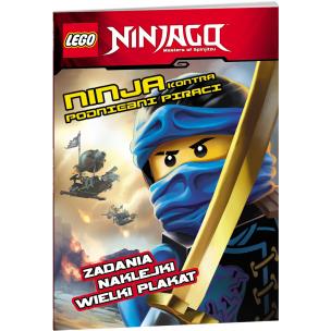 Okładka książki Lego Ninjago Ninja kontra podniebni piraci.