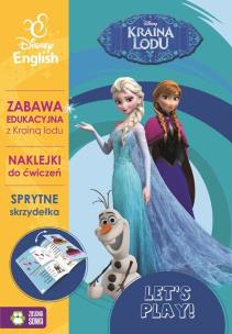 Okładka książki Let's play. Zabawy edukacyjne z Krainą lodu. Disney English