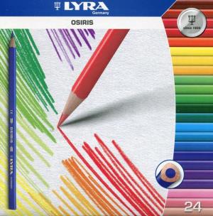 Opakowanie Lyra Kredki trójkątne Osiris 24 sztuki