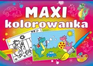 Okładka książki Maxi kolorowanka LITERAT