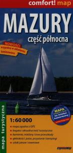 Opakowanie Mazury część północna mapa turystyczna 1:60 000