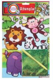 Opakowanie Metaliczne obrazki - Dżungla STnux