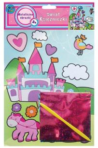 Opakowanie Metaliczne obrazki - Świat Księżniczki STnux