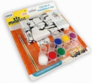 Okładka książki Minionki 3 koszulka do kolorowania 12-14 lat