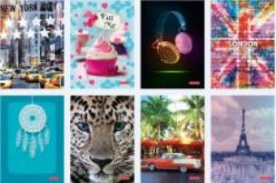 Opakowanie Notatnik szkolny A4/50K kratka Chillout (10szt)