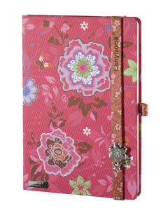 Opakowanie Notes A5 Flowers Beauty czerwony linia
