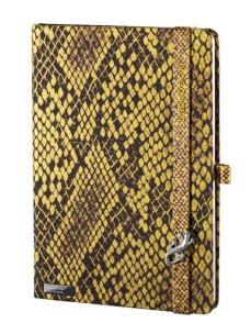 Opakowanie Notes A5 Snake Sharmer żółty kratka