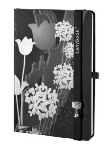 Opakowanie Notes A5 Tulip Mania czarny linia
