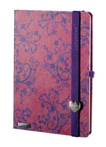 Opakowanie Notes A6 Dreamy Moments fuksja/fiolet kratka