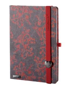 Opakowanie Notes A6 Dreamy Moments szary/fuksja kratka