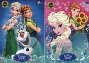 Opakowanie Notes A6 Kraina Lodu 10 sztuk mix