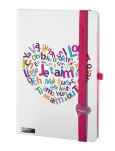 Opakowanie Notes A6 Lovestruck biały kratka