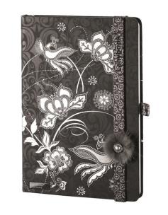 Opakowanie Notes A6 Phenomenal Fluffy czarny kratka