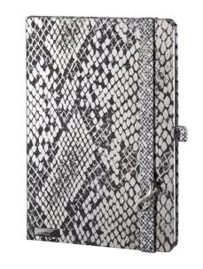 Opakowanie Notes A6 Snake Sharmer szary kratka