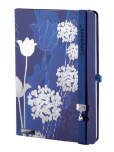 Opakowanie Notes A6 Tulip Mania niebieski kratka