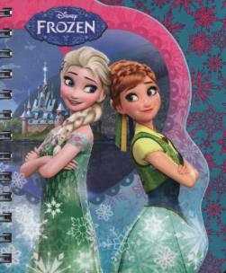 Opakowanie Notes kształtowy spiralny Kraina Lodu