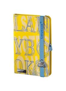 Opakowanie Notes Lanybook A6 4 sexy notes only w kratkę żółty