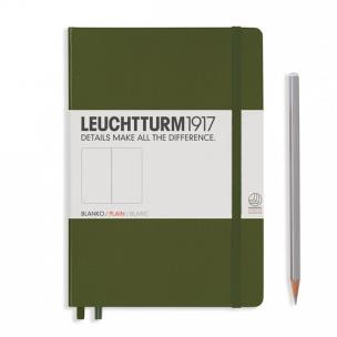 Opakowanie Notes Medium Leuchtturm1917 gładki wojskowy