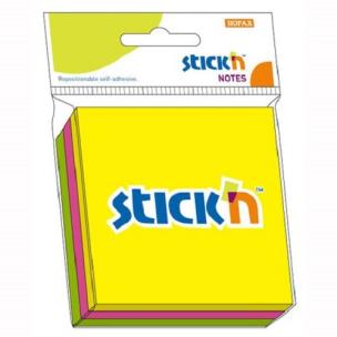 Opakowanie Notesy samoprzylepne neon 76x76 mm, 3x50