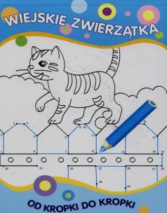 Okładka książki Od kropki do kropki. Wiejskie zwierzątka