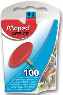 Opakowanie Pinezki powlekane 100 sztuk