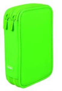 Opakowanie Piórnik 2 poz. z wyprawką Matt Touch zielony MILAN