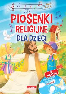 Okładka książki Piosenki religijne dla dzieci + CD