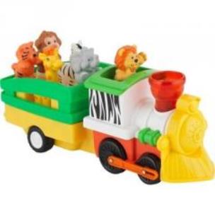 Okładka książki Pociąg Safari - naciśnij i jedź DUMEL