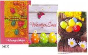 Opakowanie Pocztówka Świąteczna MIX Wielkanoc (25 szt) AVANTI