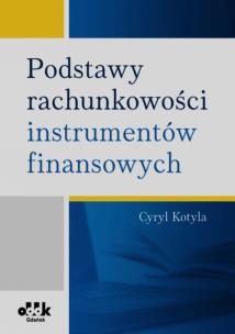 Okładka książki Podstawy rachunkowości instrumentów finansowych
