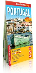 Opakowanie Portugalia comfort! map laminowana mapa samochodowo - turystyczna