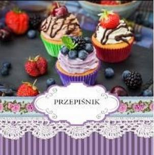 Okładka książki Przepiśnik Fiolet Paski