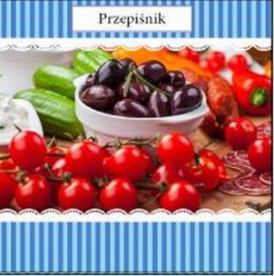 Okładka książki Przepiśnik Niebieski Paski