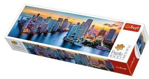 Opakowanie Puzzle 1000 el. Panorama Miami o zmroku