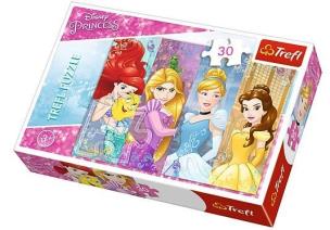 Opakowanie Puzzle 30 Bajkowe księżniczki TREFL