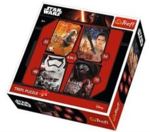 Opakowanie Puzzle 4w1 Dobrzy kontra źli