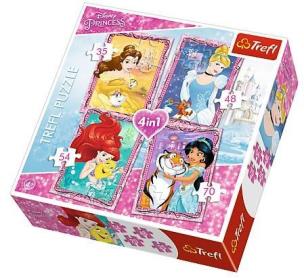 Opakowanie Puzzle 4w1 Z przyjaciółmi TREFL