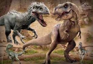 Opakowanie Puzzle dwustronne 2w1 maxi 108 Jurassic World