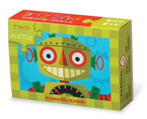 Opakowanie Puzzle dwustronne Roboty 24