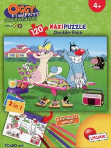 Opakowanie Puzzle maxi 120 Oggy i karaluchy