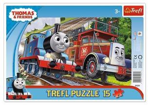 Opakowanie Puzzle ramkowe 15 Tomek i Felek TREFL