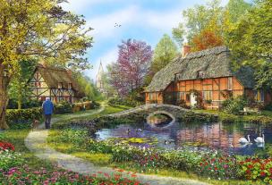 Opakowanie Puzzle Wiejska chatka 5000