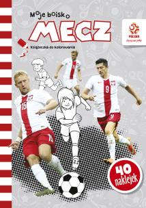 Okładka książki PZPN Moje boisko Mecz Książeczka z naklejkami