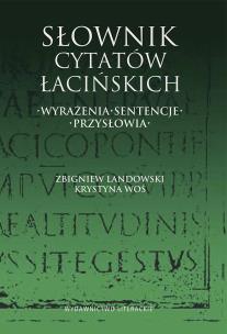 Okładka książki Słownik cytatów łacińskich