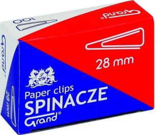 Opakowanie Spinacze trójkątne Grand 28mm 10x100 sztuk