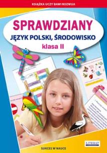 Okładka książki Sprawdziany. Język polski, środowiskok klasa II NW