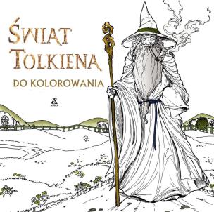 Okładka książki Świat Tolkiena do kolorowania